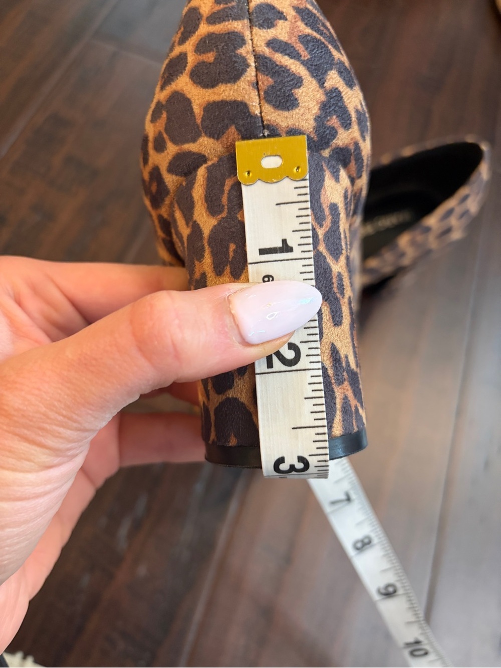 Marc Fisher Leopard Print Block Heel Pumps Classic Sexy Elegant Anima Print 90’s - Picture 4 of 10